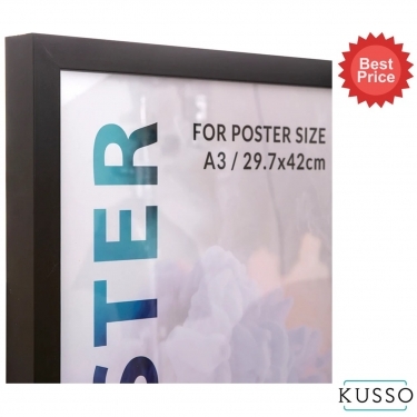 Kusso Frames Chester Series 30x40cm Poster Frame Black