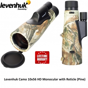 Levenhuk Camo 10x56 HD Monocular with Reticle (Pine)