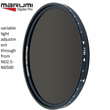 Marumi 58mm ND2.5-ND500 Variable Density Filter