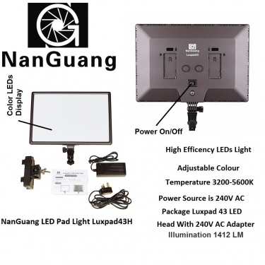 NanGuang LED Pad Light Luxpad43H
