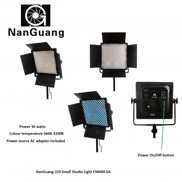 NanGuang LED Small Studio Light CN600CSA