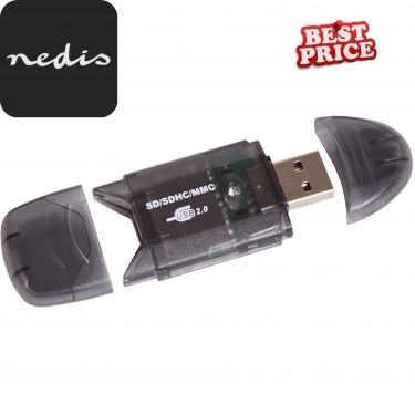 Nedis Basic XL USB 2.0 SD Card Reader