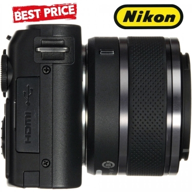 Nikon 1 J1 Black Digital Camera with 10-30mm Lens