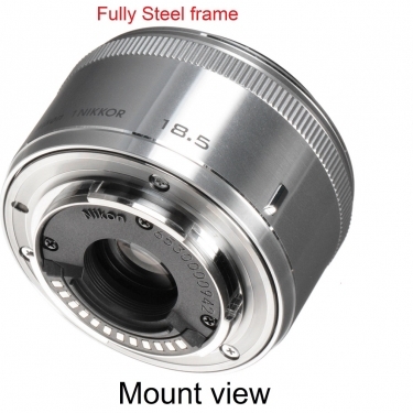 Nikon 1 Nikkor 18.5mm f/1.8 Lens For CX Format Silver