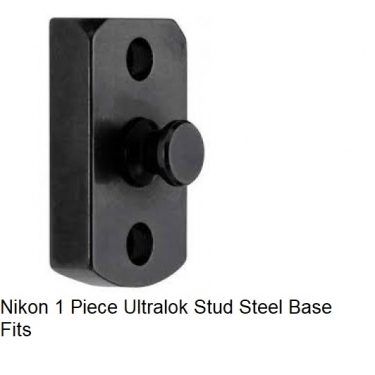 Nikon 1 Piece Ultralok Stud Steel Base Fits Mauser FN Series