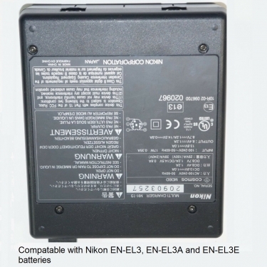 Nikon MH-19 Multi-Charger for EN-EL3e and EN-EL3 Batteries