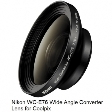 Nikon WC-E76 Wide Angle Converter Lens for the Coolpix