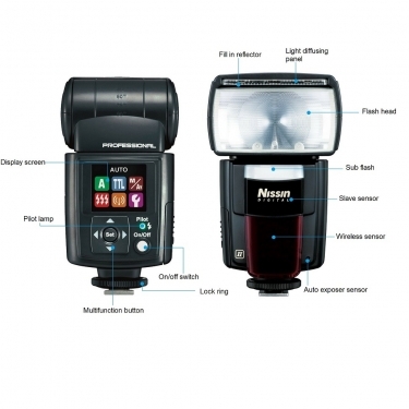 Nissin Di866 MARK II Pro I-TTL ITTL-BL For Nikon