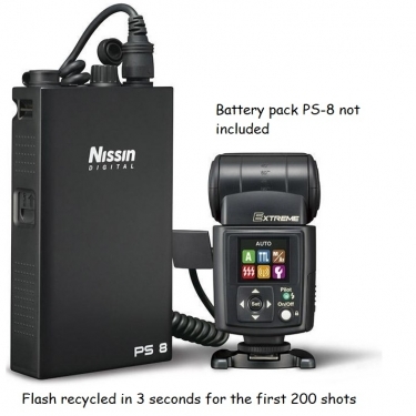 Nissin MG8000 Extreme Flash Gun For Canon E-TTL II Camera