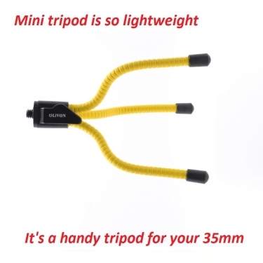 Olivon Mini-Wire Tripod  Yellow