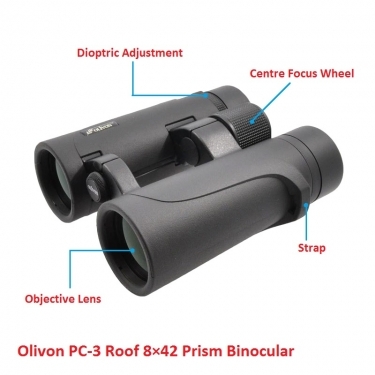 Olivon PC-3 Roof 8x42 Prism Binocular
