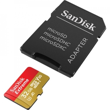 SanDisk 32GB Extreme MicroSD Card with Adapter