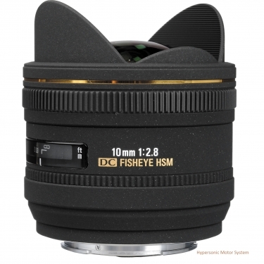 Sigma 10mm F2.8 EX DC Fisheye HSM Lens for Nikon Digital Camera
