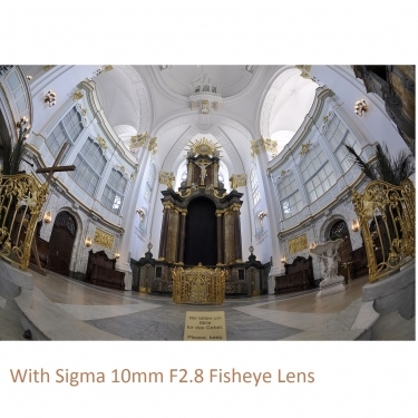 Sigma 10mm F2.8 EX DC Fisheye HSM Lens for Nikon Digital Camera