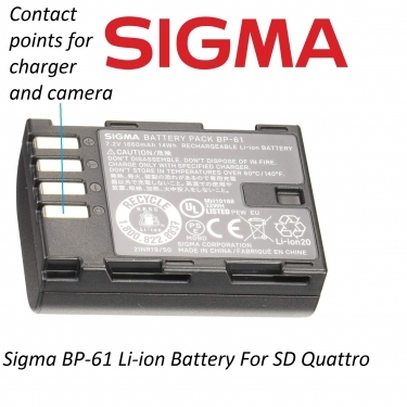 Sigma BP-61 Li-ion Battery For SD Quattro
