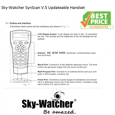 Sky-Watcher SynScan V.5 Updateable Handset