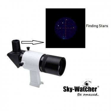 SkyWatcher 9x50 Right-Angled Erect Image Finderscope With Bracket