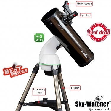 SkyWatcher Skyhawk-1145p (AZ-GO2) 114mm F/4.4 Wifi Go-to Telescope