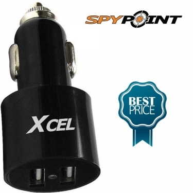 SpyPoint Excel Dual USB Car Charger