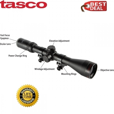 Tasco 2-7x32 Rimfire Riflescope (Truplex Reticle)
