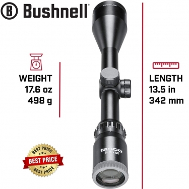 Bushnell 3-9x50 World Class Riflescope (30/30 Reticle, Black)