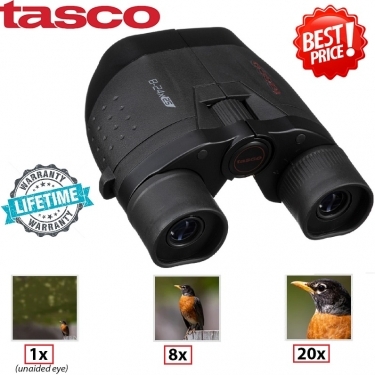 Tasco 8-24x25 Essentials Reverse Porro Binoculars