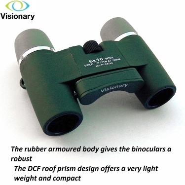 Visionary W-DX 6x18 Roof Prism Binocular