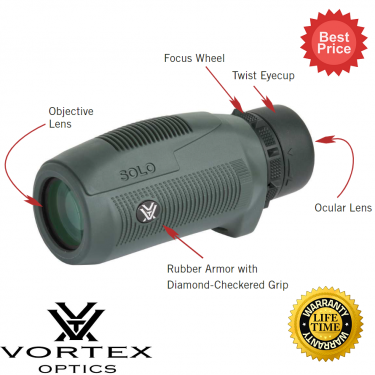 Vortex Optics 10x25 Solo Monocular
