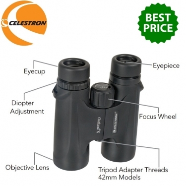 Celestron Outland-X 10x25 WP Roof Prism Binoculars