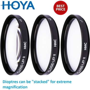 Hoya 49mm Close-Up Kit (+1,+2,+4) HMC (Multi-Coated)