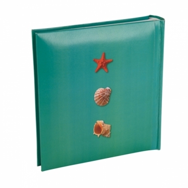 Kenro 6x4 Inch Aqua Starfish Holiday Memo Album 200