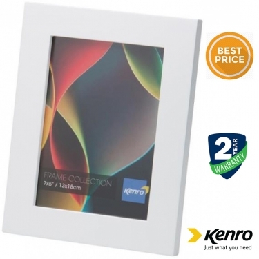 Kenro 7x5 Inch Rio White Frame