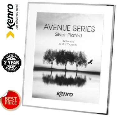 Kenro 8x10 Inch Avenue Series Silver Plated Frame