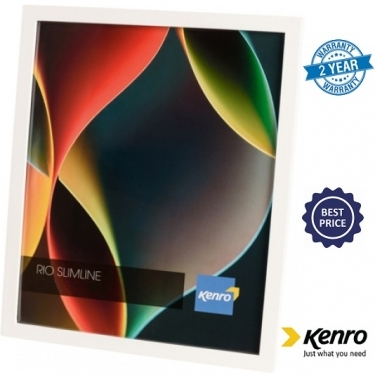 Kenro 8x10 Inch Rio Slimline Frame White