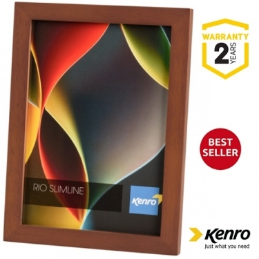 Kenro 8x6 Inch Rio Slimline Frame Dark Oak