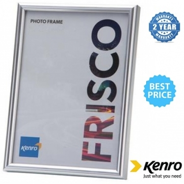Kenro Frisco 5x5 Inch Square Silver Frame
