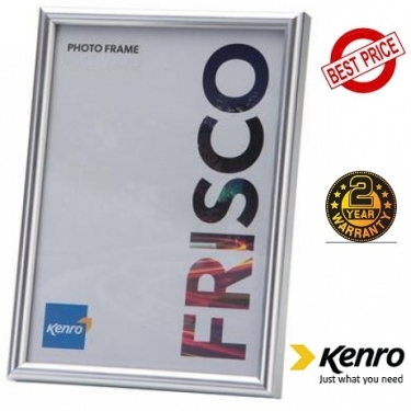 Kenro Frisco 6x6 Inch Square Silver Frame
