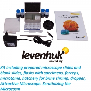 Levenhuk 50L PLUS Lime Microscope