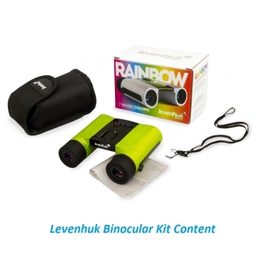 Levenhuk Rainbow 8x25 Lime Binoculars