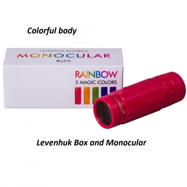 Levenhuk Rainbow 8x25 Red Berry Monocular