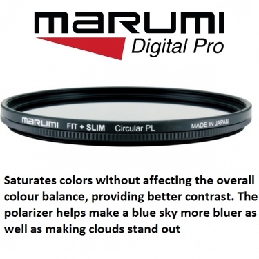 Marumi 40.5mm Fit Plus Slim Circular Polarizing Filter