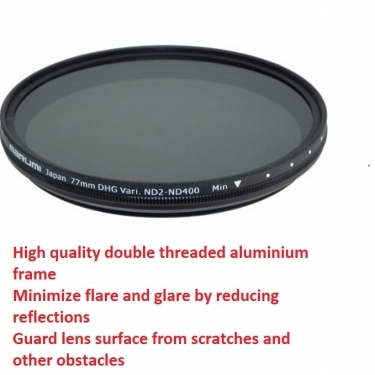 Marumi 55mm DHG Variable ND2-ND400 Neutral Density Filter