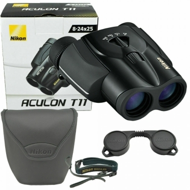 Nikon 8-24x25 Aculon T11 Porro Prism Binoculars Black