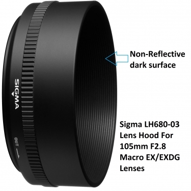 Sigma LH680-03 Lens Hood For 105mm F2.8 Macro EX/EXDG Lenses