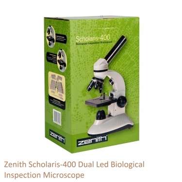 Zenith Scholaris-400 Dual Led Biological Inspection Microscope