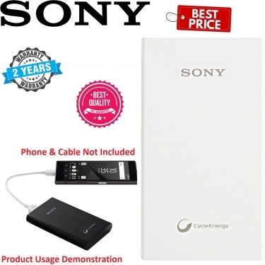 Sony CP-E6-W Power Bank Smartphone Charger 5800 mAh White