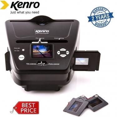 Kenro 4-in-1 Scanner Film, Slide & Photo Scanner