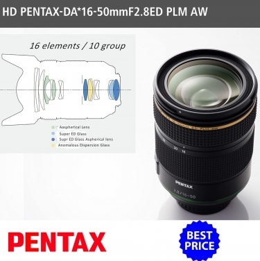 Pentax 16-50mm F2.8 SMCP-DA* ED AF Zoom Lens For Digital SLR