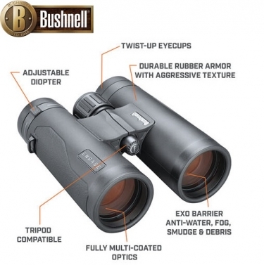 Bushnell 10x42 Engage WP Dielectric FP EXO DX Binoculars