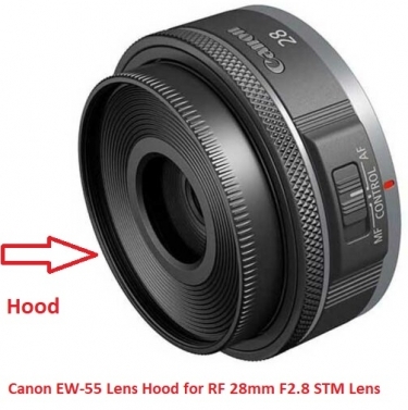Canon EW-55 Lens Hood for RF 28mm F2.8 STM Lens